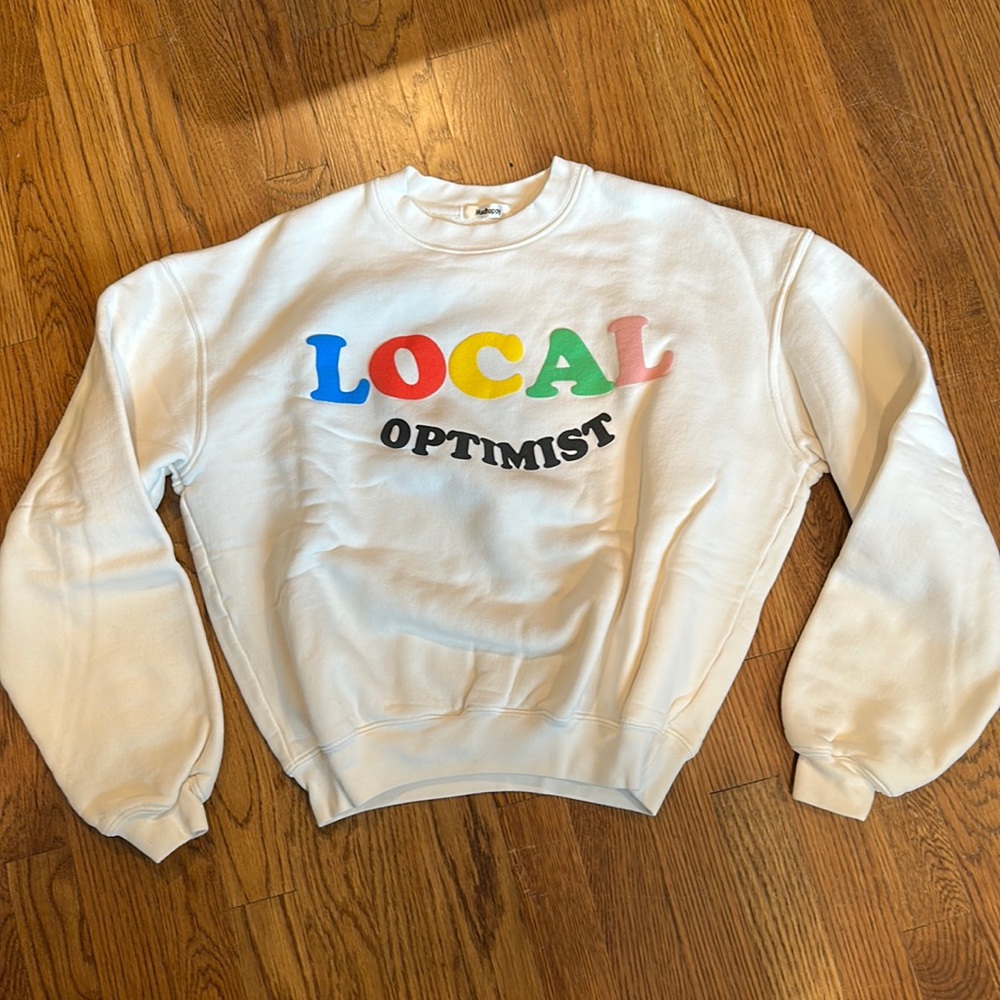 Madhappy Local Optimist Cropped Crewneck